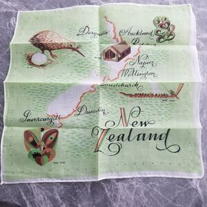 Vintage New Zealand tea towel